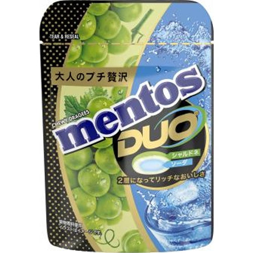 Mentos Duo Chardonnay & Soda Soft Candy 45g (Japan)