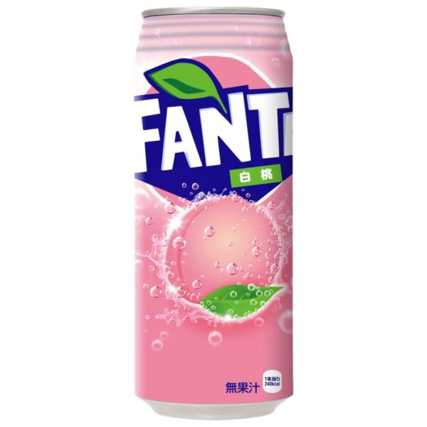 Fanta White Peach Can 500ml (Japan)