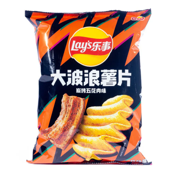 Lays Wavy Grilled Pork Belly 70g (China)