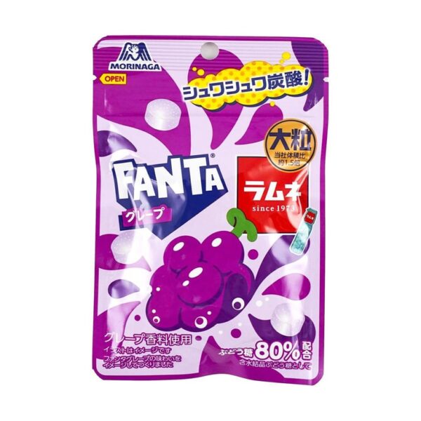Morinaga Ramune Fanta Grape Candy 10 Pack x25g (Japan)