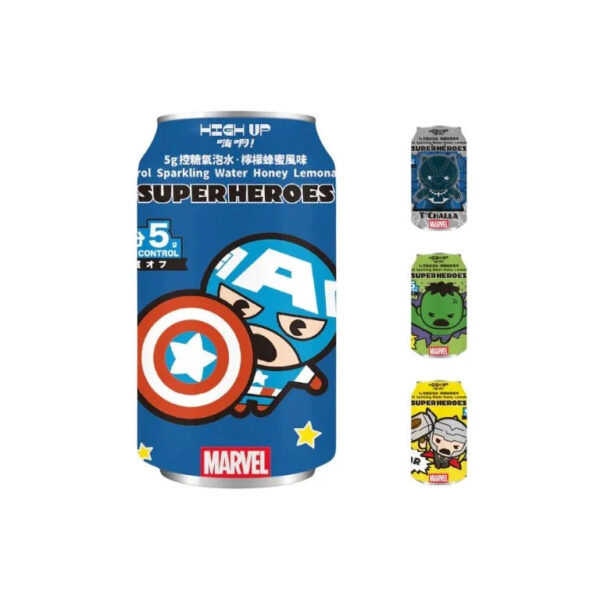 Marvel Chibi Edition Honey Lemon Soda 330ml (Taiwan)