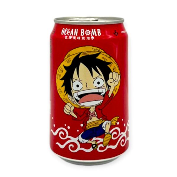 Ocean Bomb One Piece Luffy Yogurt Flavor Soda 330ml (Taiwan)