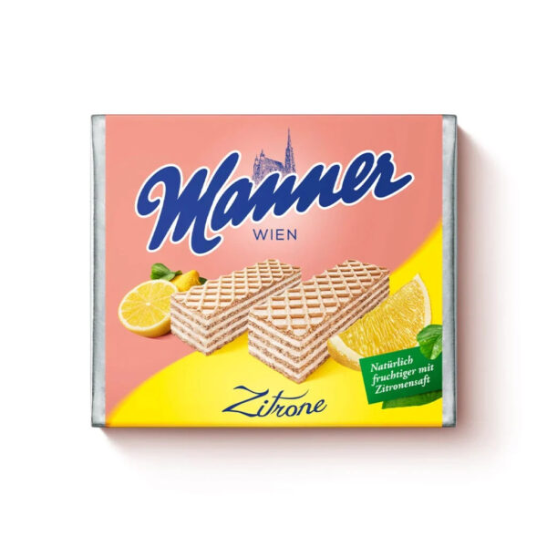 Manner Zitronen Creme Wafers 75g (Austria)