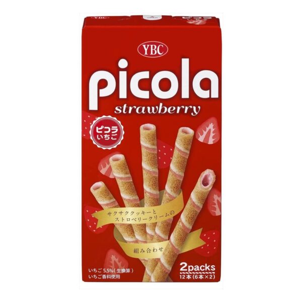 YBC Picola Biscuit Strawberry 49g (Japan)