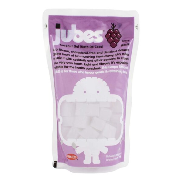 Jubes Coconut Gel Grape Flavor (Indonesia)