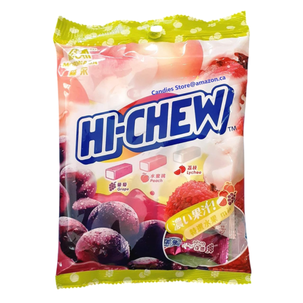 Hi-Chew Soft Candy Grape-Peach-Lychee (Taiwan)