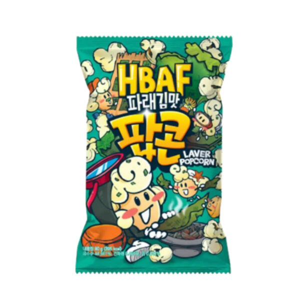 HBAF Seaweed Laver Flavor Popcorn 80g (Korea)