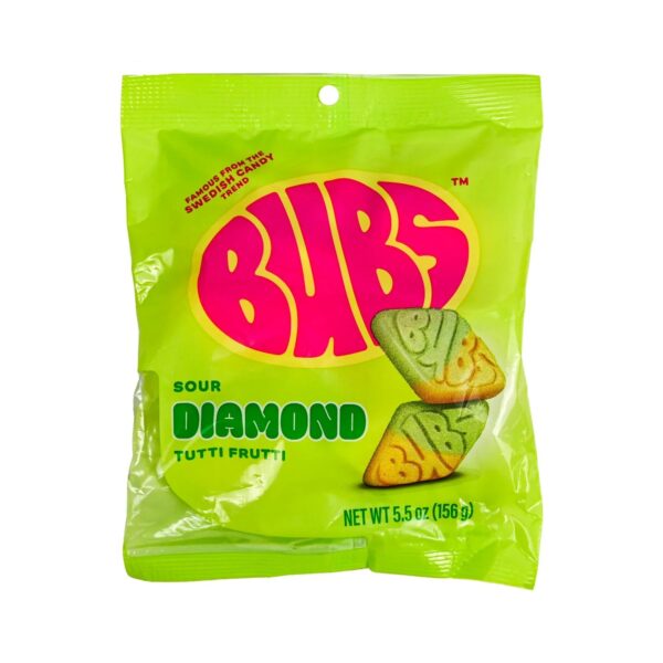 Bubs Tutti Frutti Sour Swedish Gummy 156g (Sweden)