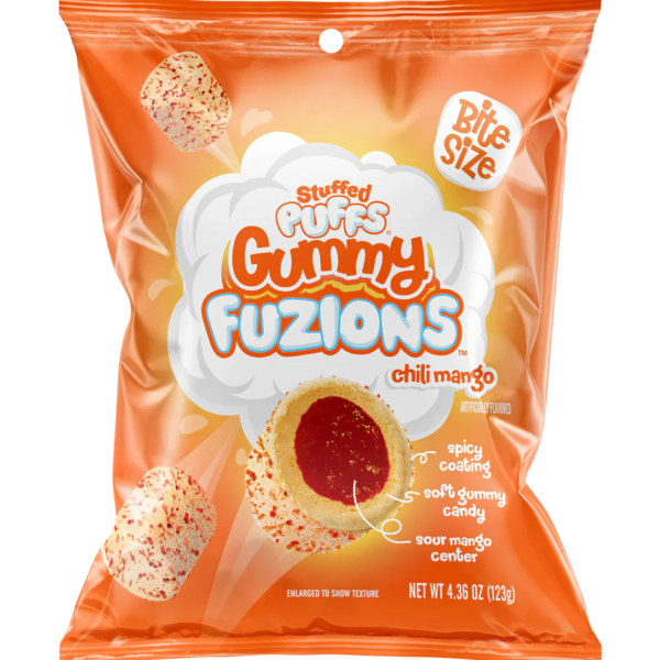 Stuffed Puffs Fuzions Gummy Chili Mango 123g