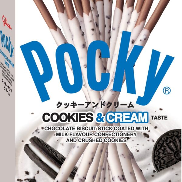 Glico Pocky Cookie and Cream Stick 32g (Taiwan)