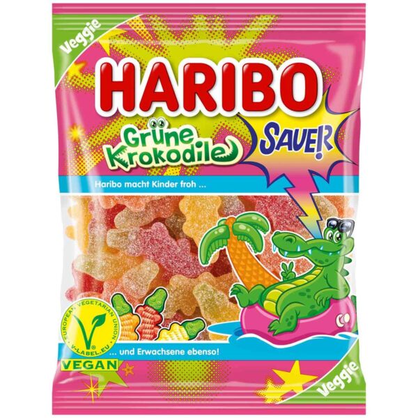 Haribo Grune Krokodile 175g (Germany)