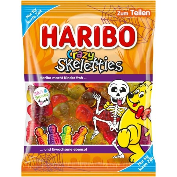 Haribo Crazy Skeletties 160g (Germany)
