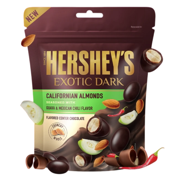 Hershey's Exotic Dark Guava Mexican Chili Almonds 33.3g