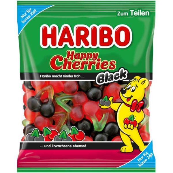 Haribo Happy Cherries Black 175g (Germany)