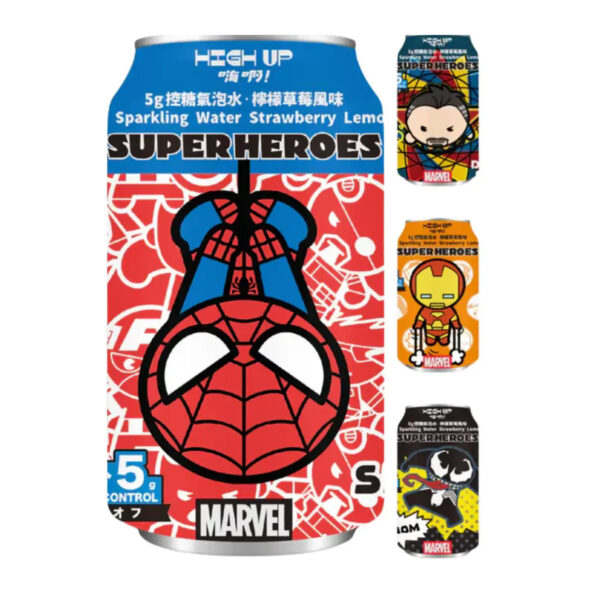 Marvel Chibi Edition Strawberry Lemon Soda 330ml (Taiwan)