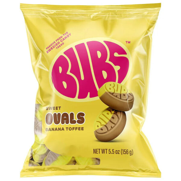 Bubs Banana Toffee Swedish Gummy 156g (Sweden)