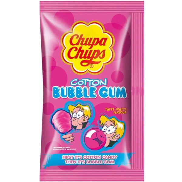 Chupa Chups Cotton Bubble Gum Tutti Frutti (Netherlands)