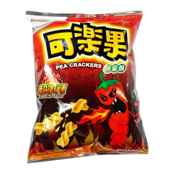 L.H. Koloko Pea Crackers Extreme Spicy 65g (Taiwan)