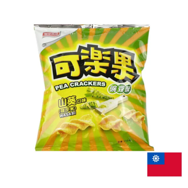 L.H. Koloko Wasabi Pea Crackers 48g (Taiwan)