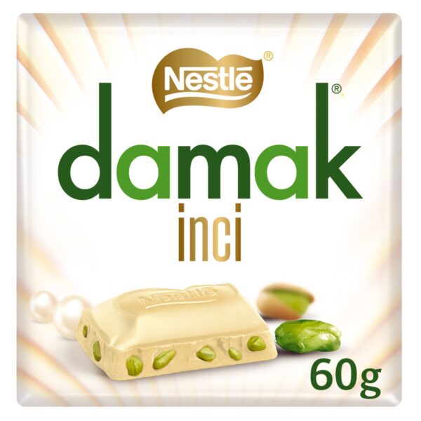 Damak White Chocolate w/ Pistachio 60g