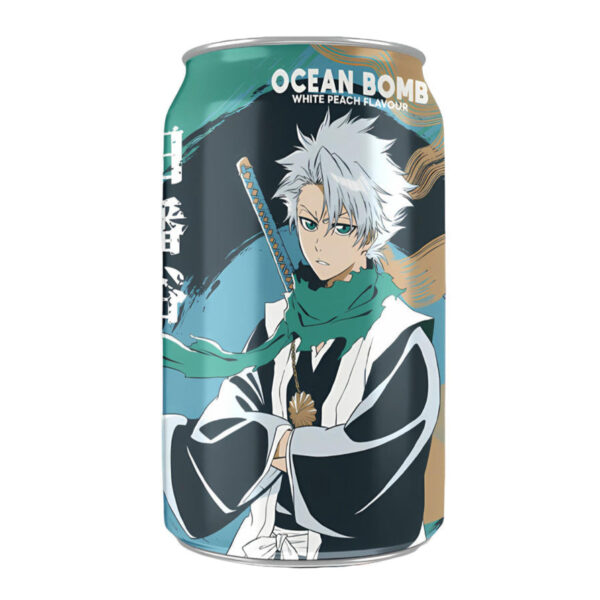 Ocean Bomb - Bleach White Peach Soda 330ml (Taiwan)