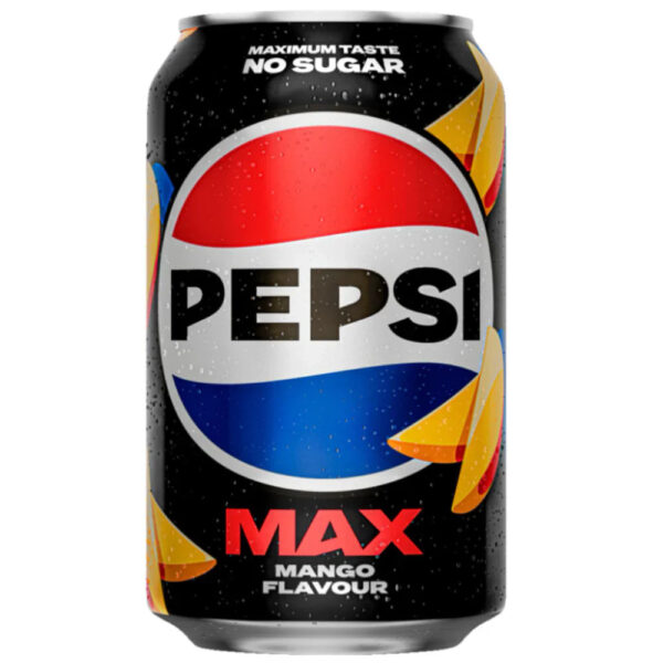 Pepsi Max Mango Zero Sugar 330ml (Denmark)