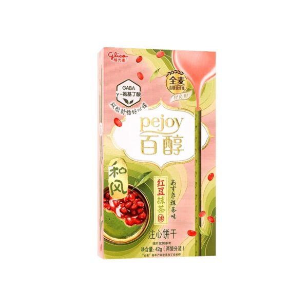 Glico Pejoy Red Bean & Matcha Flavor 42g (China)