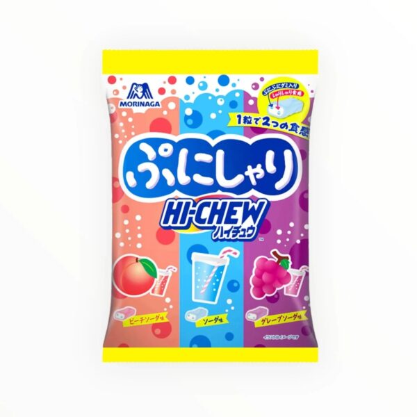 Hi-Chew Mixed Candy Peach-Soda-Grape 68g (Japan)