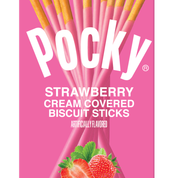 Glico Pocky Strawberry Biscuit Stick - 41g (Japan)