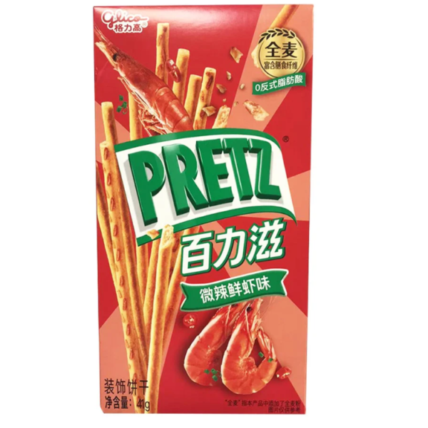 Glico Pretz Spicy Shrimp Flavor – 41g (China)