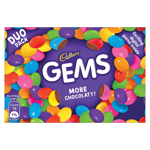 Cadbury Gems 12ct x 24g (India)
