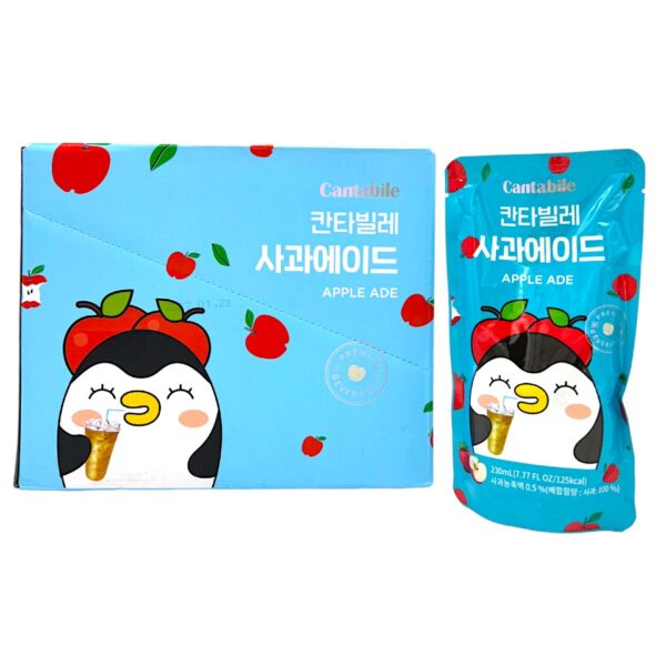 Cantabile Apple Ade Pouch Drink 230ml (Korea)
