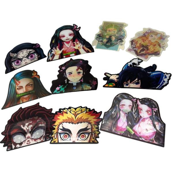 Demon Slayer premium selection 3D stickers 10pck