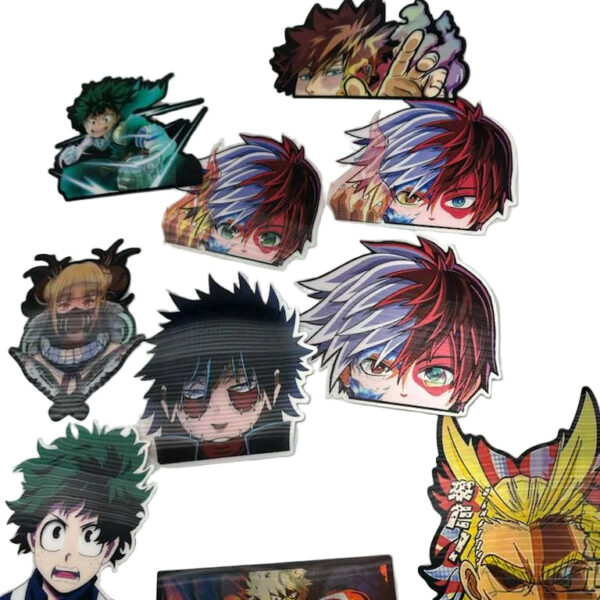 My Hero Academia premium selection 3D stickers 10pck