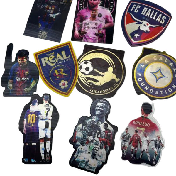 Soccer Mix premium selection 3D stickers 10pck