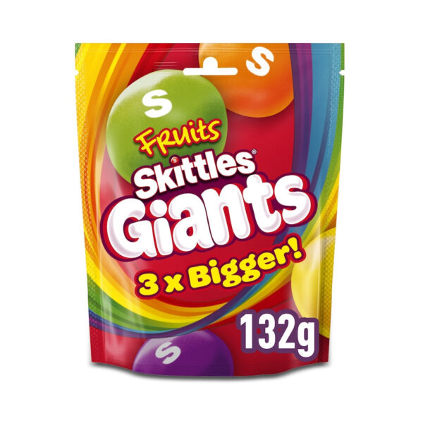Skittles Giants Crazy Fruits 132g (UK)