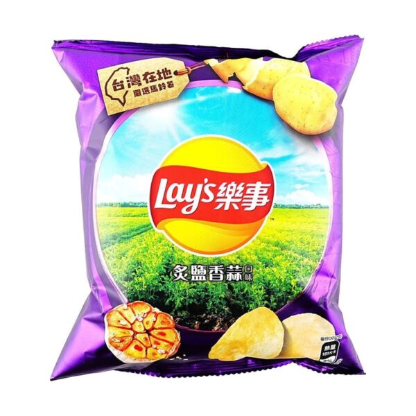 Lays Chips Roasted Garlic & Salt Flavor 32g (Taiwan)