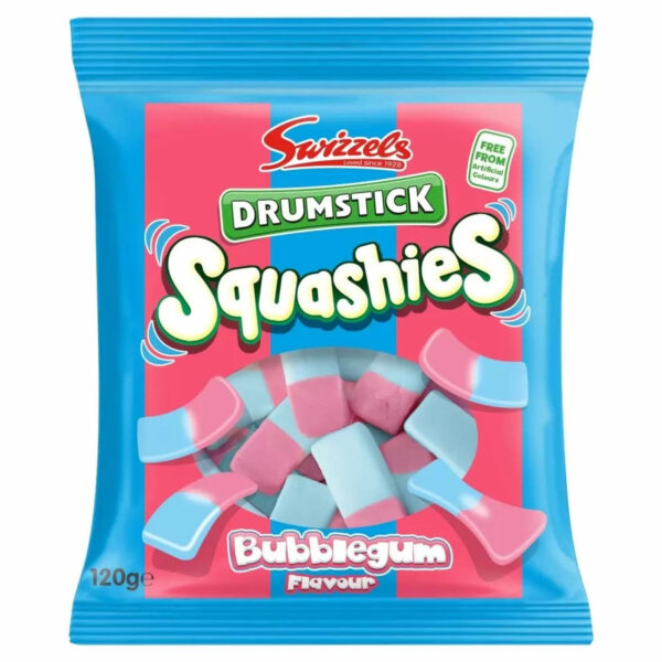 Swizzels Drumstick Squashies Bubblegum 140g (UK)