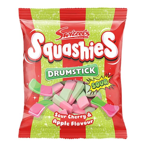 Swizzels Drumstick Squashies Sour Cherry & Apple 140g (UK)