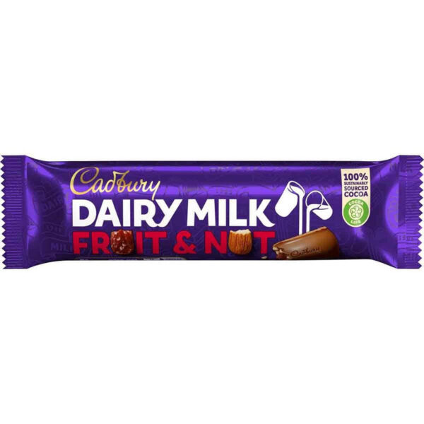 Cadbury Dairy Milk Fruit & Nut 48pck x 49g (Ireland)