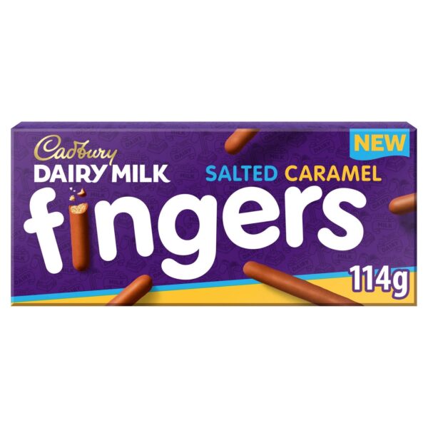 Cadbury Salted Caramel Fingers 114g (UK)