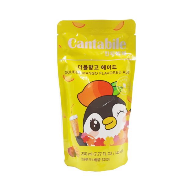 Cantabile Double Mango Pouch Drink 230ml (Korea)