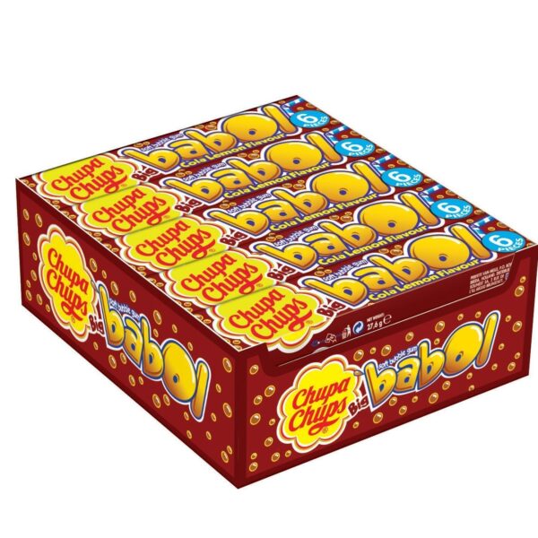 Chupa Chups Big Babol Cola Lemon 20pck (Netherlands)