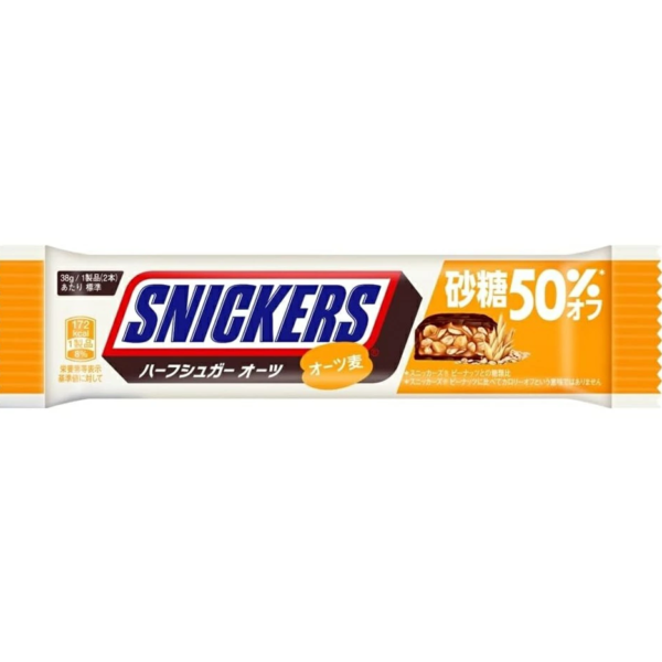 Snickers Less Sugar Oats 12pck x 38g (Japan)