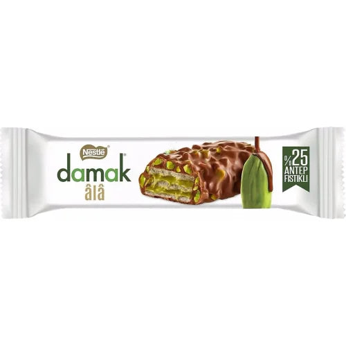 Damak Ala Chocolate Wafer With Pistachio Cream 30g (Turkey)