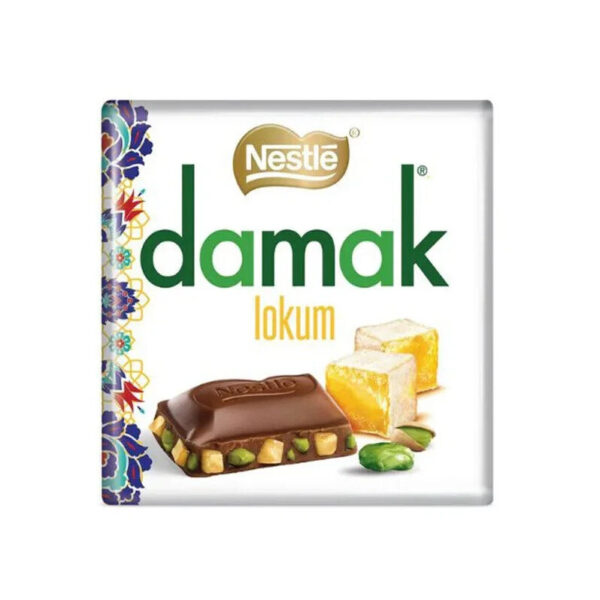 Damak Lokum Milk Chocolate with Pistachio 60g (Turkey)