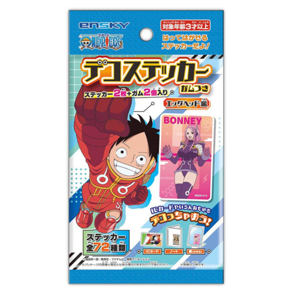 Ensky One Piece Deco Sticker Collection w/ Gum 20pck (Japan)