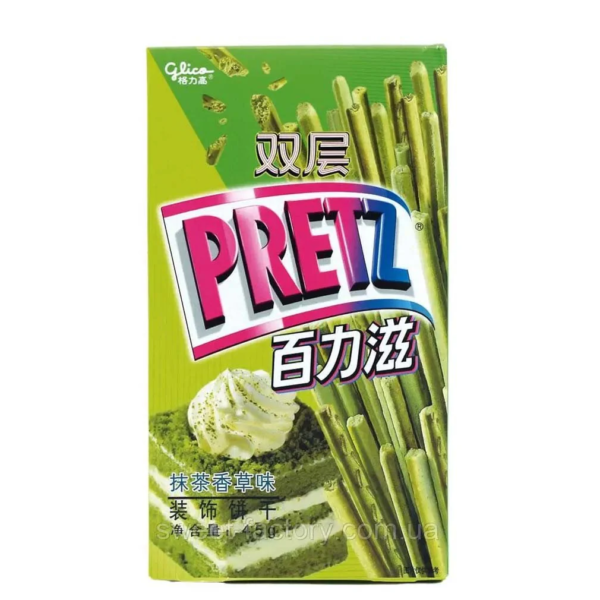 Glico Pretz Matcha Vanilla Flavor 45g (China)