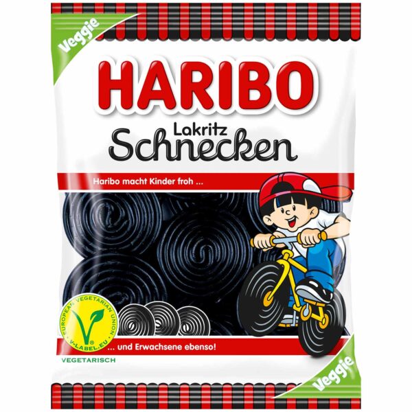 Haribo Rotella Lakritz Schnecken 175g (Germany)