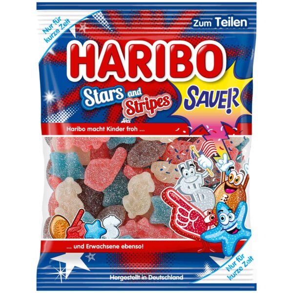 Haribo Stars and Stripes 175g (Germany)